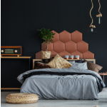 Upholstered Panel Dirty Pink